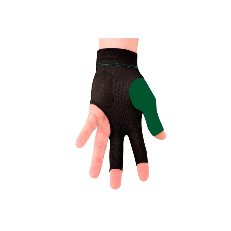 Handschuh, Predator Second Skin, 3-Finger, grün-gold, für linke Hand