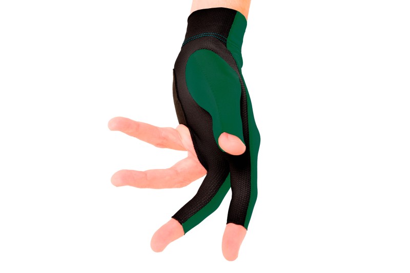 Handschuh, Predator Second Skin, 3-Finger, grün-gold, für linke Hand