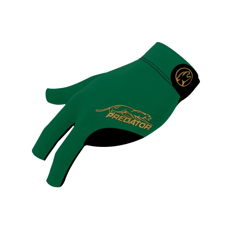 Handschuh, Predator Second Skin, 3-Finger, grün-gold, für linke Hand