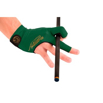 Handschuh, Predator Second Skin, 3-Finger, grün-gold, für rechte Hand