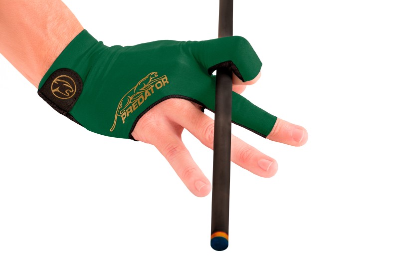 Handschuh, Predator Second Skin, 3-Finger, grün-gold, für rechte Hand