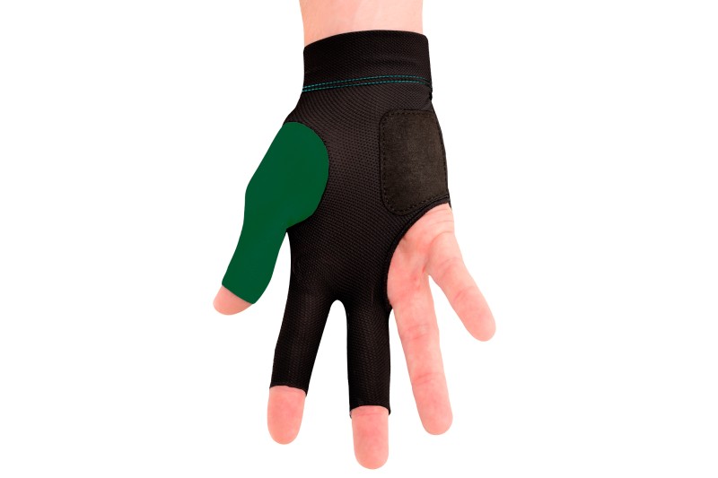 Handschuh, Predator Second Skin, 3-Finger, grün-gold, für rechte Hand