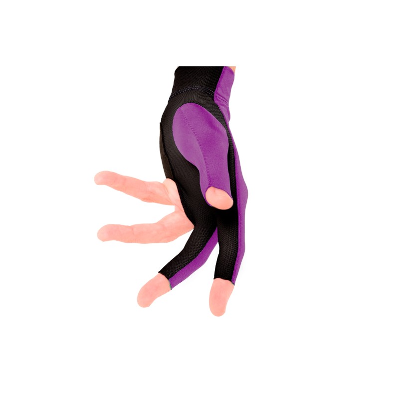 Handschuh, Predator Second Skin, 3-Finger, lila-grau, für linke Hand