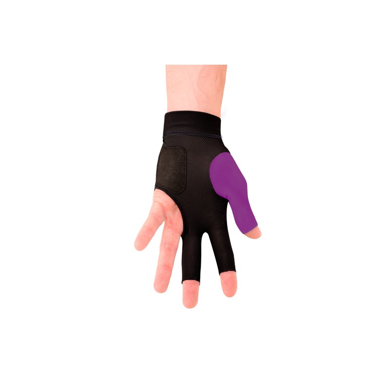 Handschuh, Predator Second Skin, 3-Finger, lila-grau, für linke Hand