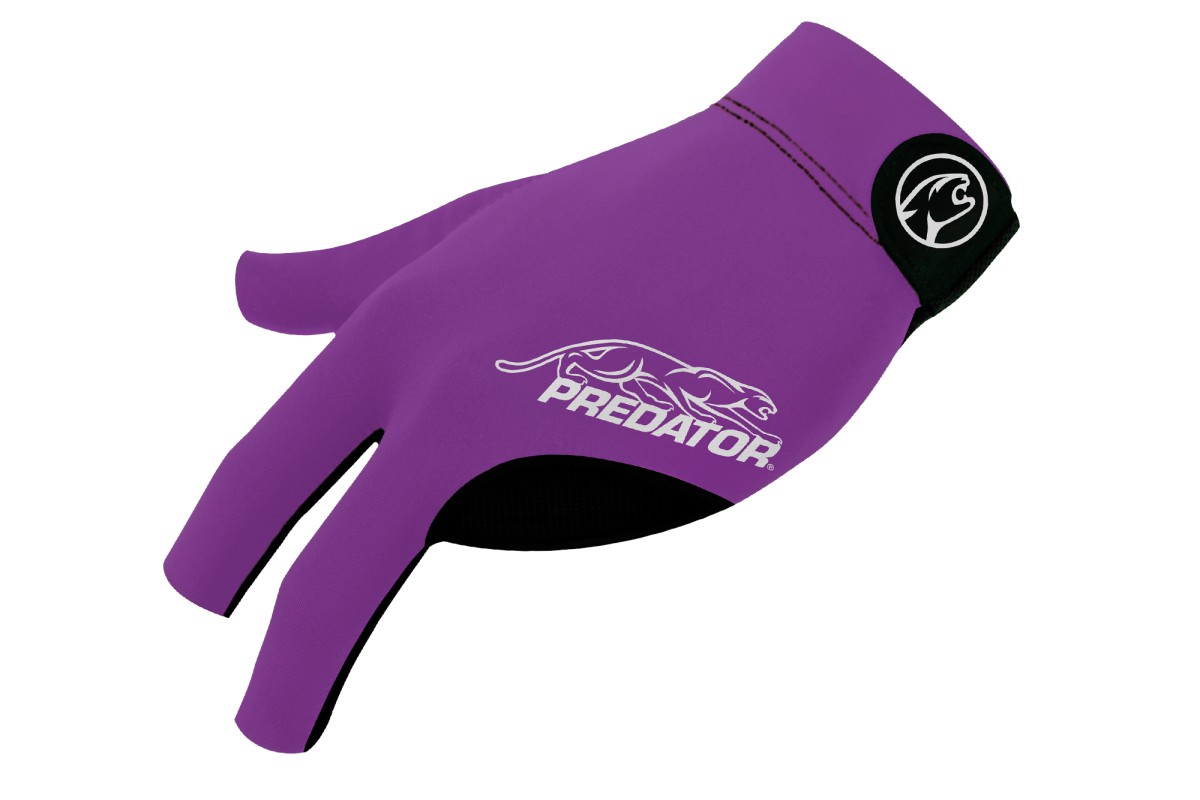 Handschuh, Predator Second Skin, 3-Finger, lila-grau, für linke Hand