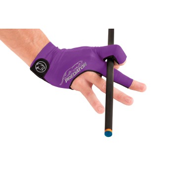 Handschuh, Predator Second Skin, 3-Finger, lila-grau, für rechte Hand