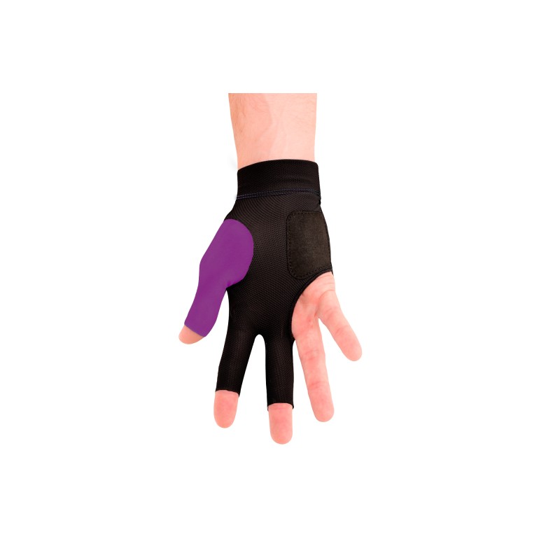 Handschuh, Predator Second Skin, 3-Finger, lila-grau, für rechte Hand