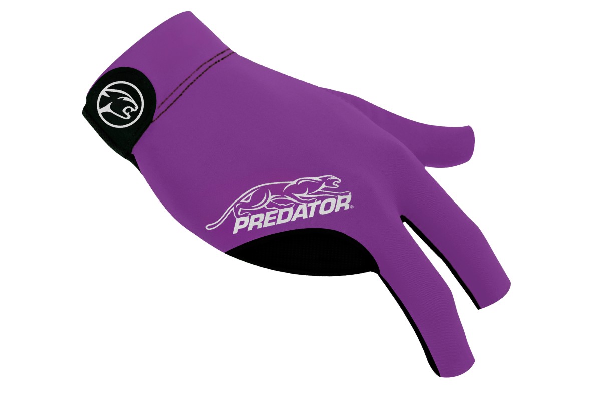 Handschuh, Predator Second Skin, 3-Finger, lila-grau, für rechte Hand