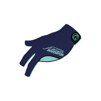 Handschuh, Predator Second Skin, 3-Finger, blau-teal, für linke Hand