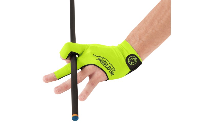 Handschuh, Predator Second Skin, 3-Finger, neon-grün, für linke Hand