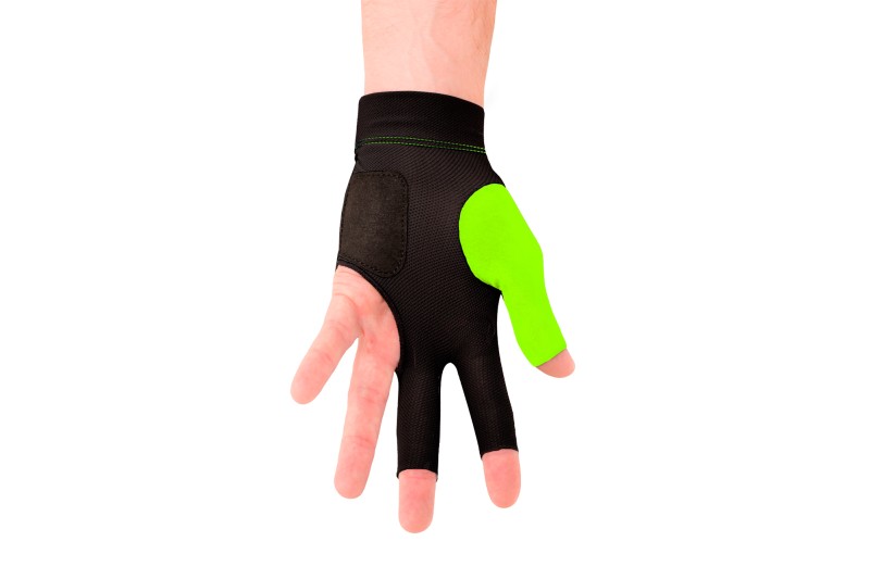 Handschuh, Predator Second Skin, 3-Finger, neon-grün, für linke Hand