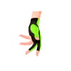 Handschuh, Predator Second Skin, 3-Finger, neon-grün, für linke Hand Handschuh, Predator Second Skin, 3-Finger, neon-grün, für linke Hand