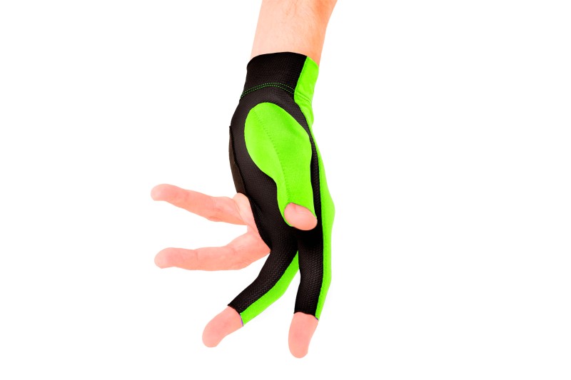Handschuh, Predator Second Skin, 3-Finger, neon-grün, für linke Hand