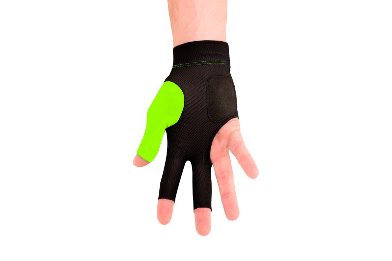 Handschuh, Predator Second Skin, 3-Finger, neon-grün, für rechte Hand