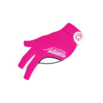 Handschuh, Predator Second Skin, 3-Finger, pink-weiß, für linke Hand