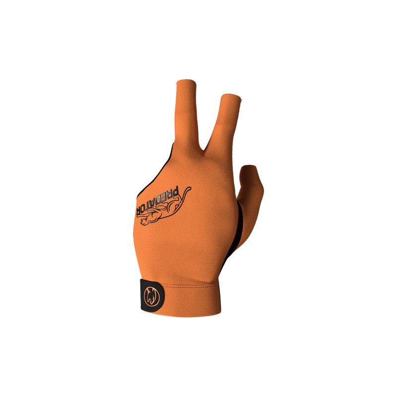 Handschuh, Predator Second Skin, 3-Finger, orange-schwarz, für linke Hand Handschuh, Predator Second Skin, 3-Finger, orange-schwarz, für linke Hand