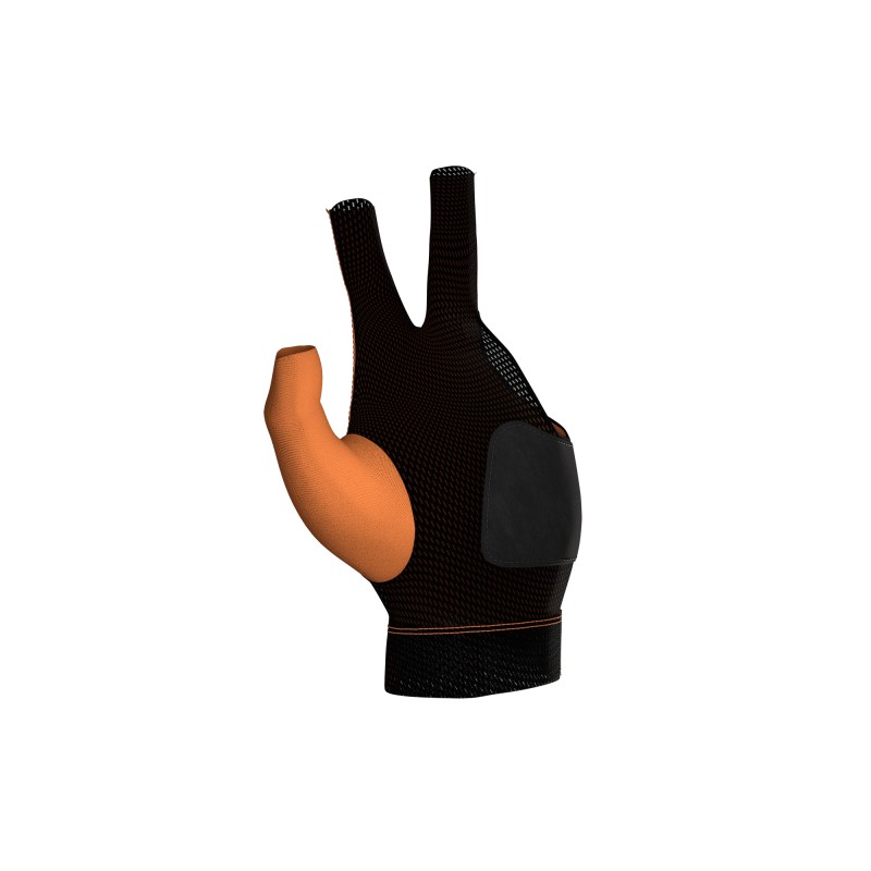 Handschuh, Predator Second Skin, 3-Finger, orange-schwarz, für linke Hand Handschuh, Predator Second Skin, 3-Finger, orange-schwarz, für linke Hand