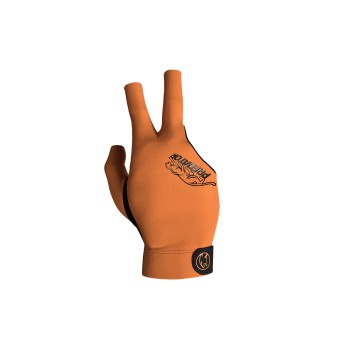 Handschuh, Predator Second Skin, 3-Finger, orange-schwarz, für rechte Hand
