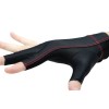 Handschuh, Cuetec Axis, 3-Finger, schwarz-rot, für rechte Hand