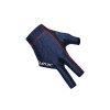 Handschuh, Cuetec Axis, 3-Finger, navy-rot, für rechte Hand