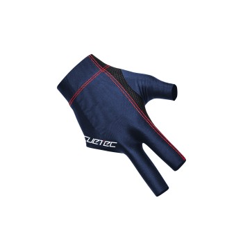 Handschuh, Cuetec Axis, 3-Finger, navy-rot, für rechte Hand