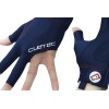 Handschuh, Cuetec Axis, 3-Finger, navy-rot, für linke Hand