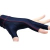 Handschuh, Cuetec Axis, 3-Finger, navy-rot, für linke Hand