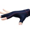 Handschuh, Cuetec Axis, 3-Finger, navy-rot, für rechte Hand
