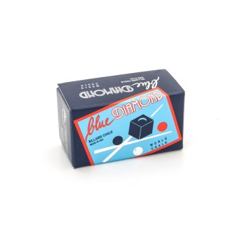 Billard-Kreide, Blue Diamond, 2 Stück, blau