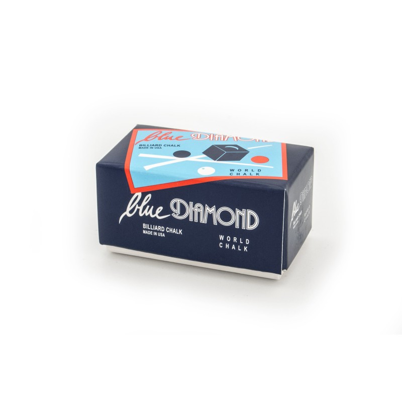 Billard-Kreide, Blue Diamond, 2 Stück, blau