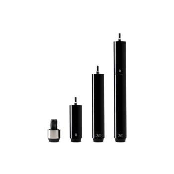 Queueverlängerung, Cuetec Duo Extensions, inkl. Adapter, metallic-schwarz