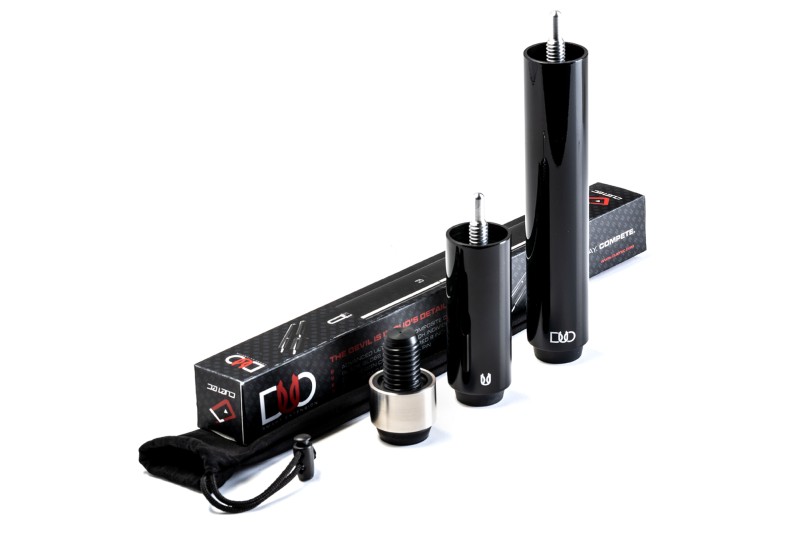 Queueverlängerung, Cuetec Duo Extensions, inkl. Adapter, metallic-schwarz