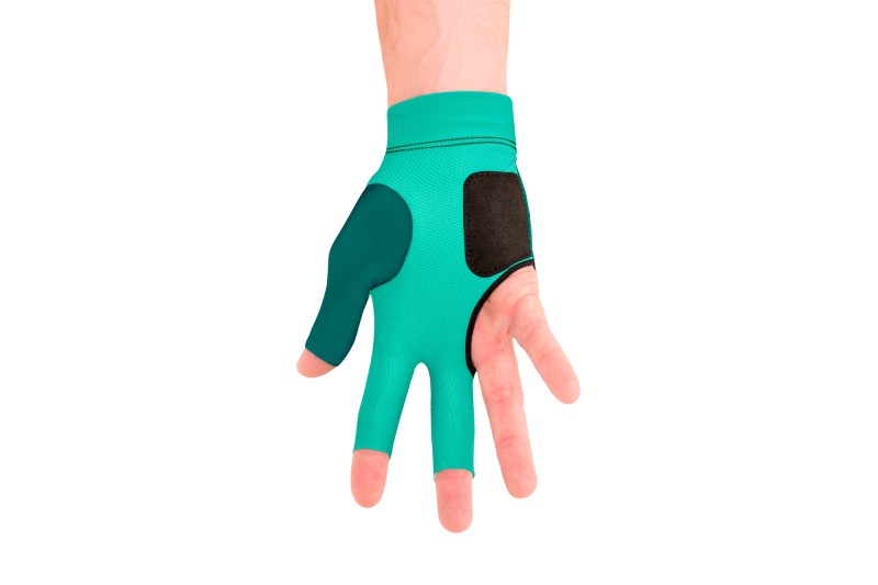 Handschuh, Predator Second Skin, 3-Finger, grün-teal, für rechte Hand