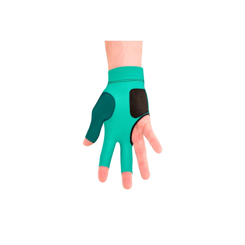 Handschuh, Predator Second Skin, 3-Finger, grün-teal, für rechte Hand Handschuh, Predator Second Skin, 3-Finger, grün-teal, für rechte Hand