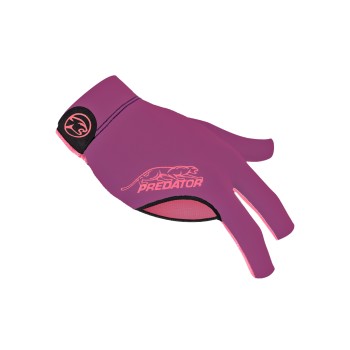 Handschuh, Predator Second Skin, 3-Finger, lila-pink, für linke Hand
