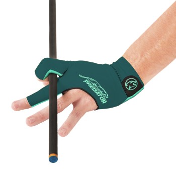 Handschuh, Predator Second Skin, 3-Finger, grün-teal, für linke Hand