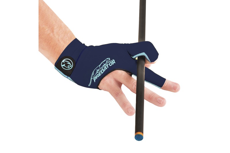 Handschuh, Predator Second Skin, 3-Finger, blau-teal, für rechte Hand