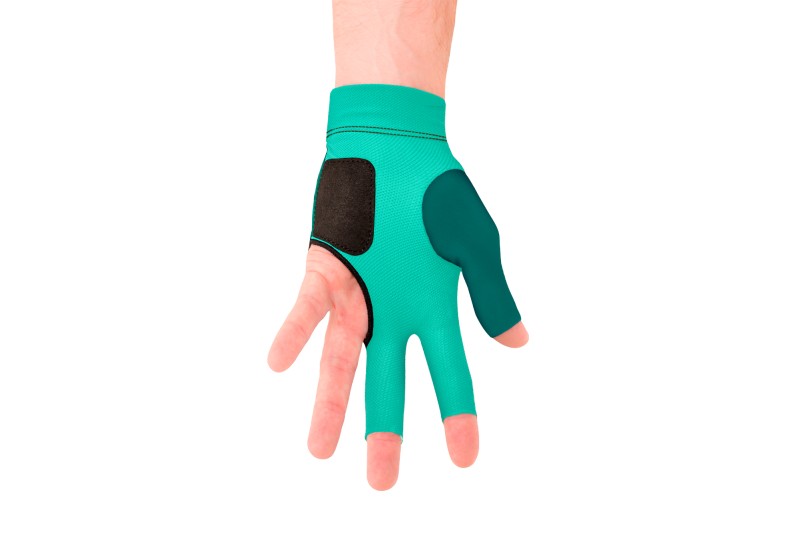 Handschuh, Predator Second Skin, 3-Finger, grün-teal, für linke Hand