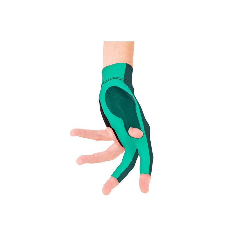Handschuh, Predator Second Skin, 3-Finger, grün-teal, für linke Hand Handschuh, Predator Second Skin, 3-Finger, grün-teal, für linke Hand