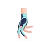 Handschuh, Predator Second Skin, 3-Finger, blau-teal, für rechte Hand