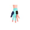 Handschuh, Predator Second Skin, 3-Finger, blau-teal, für rechte Hand