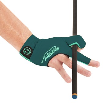 Handschuh, Predator Second Skin, 3-Finger, grün-teal, für rechte Hand