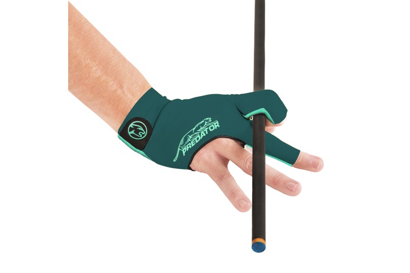 Handschuh, Predator Second Skin, 3-Finger, grün-teal, für rechte Hand