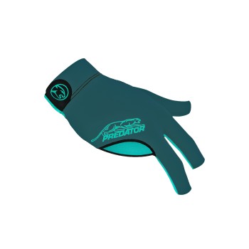 Handschuh, Predator Second Skin, 3-Finger, grün-teal, für rechte Hand