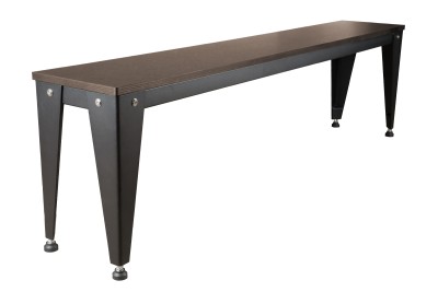 Sitzbank für Billardtisch / Esstisch, Pool, Vancouver III, 7 ft. (Fuß), schwarz/braun