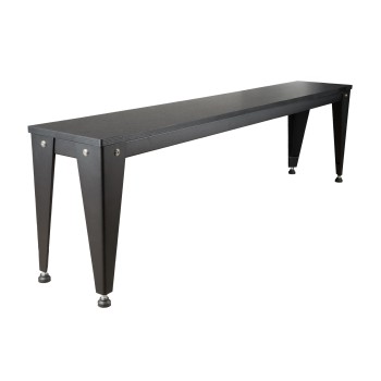 Sitzbank für Billardtisch / Esstisch, Pool, Vancouver III, 7 ft. (Fuß), schwarz/schwarz