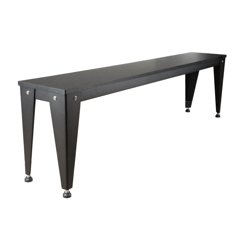 Sitzbank für Billardtisch / Esstisch, Pool, Vancouver III, 7 ft. (Fuß), schwarz/schwarz Sitzbank für Billardtisch / Esstisch, Pool, Vancouver III, 7 ft. (Fuß), schwarz/schwarz
