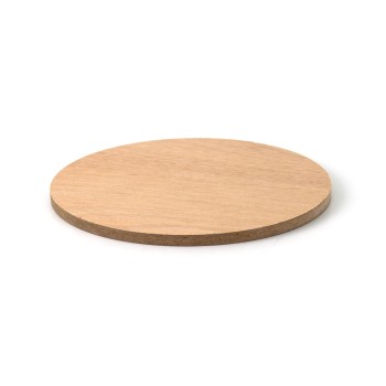 Holzscheibe für Stellfüße, MDF, 5mm dick, 115mm Durchmesser