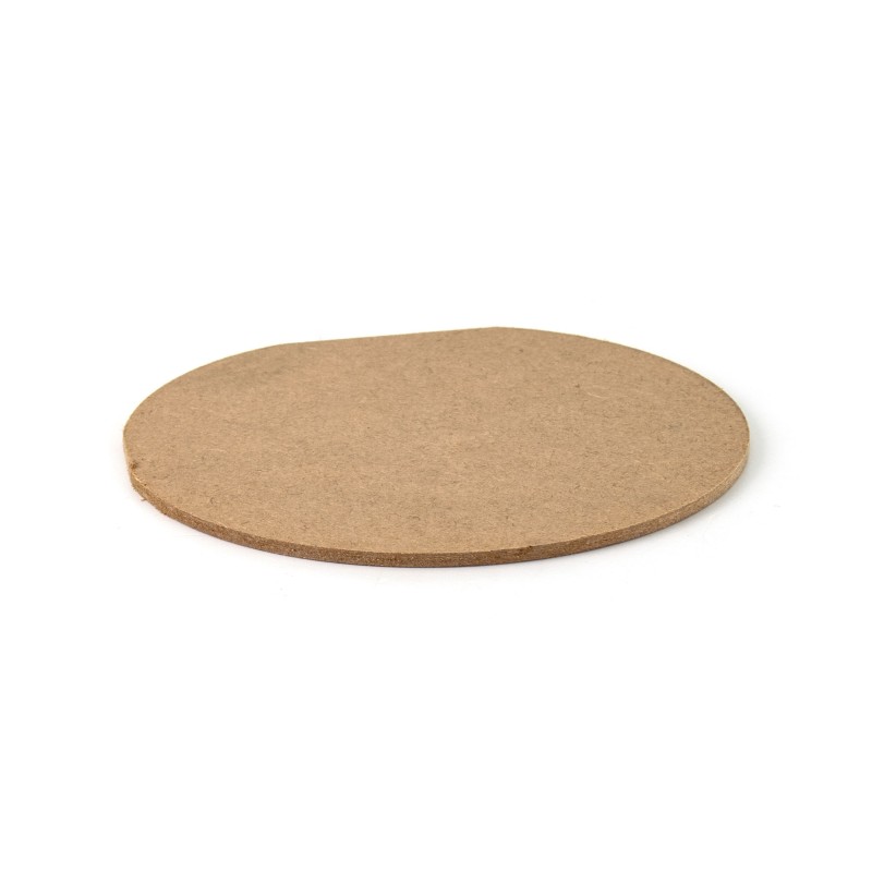 Holzscheibe für Stellfüße, Plywood, 3mm Dick, 115mm Durchmesser