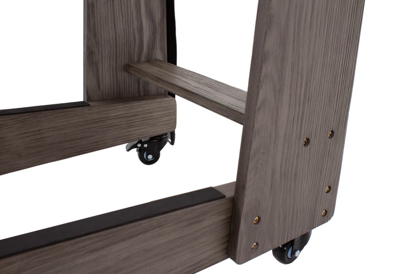 Caddy zum Transportieren von Abdeckplatten, grau gebeizt